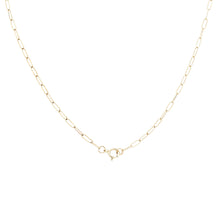 Load image into Gallery viewer, Diamond Wishbone Necklace - 14k Gold, White Diamond