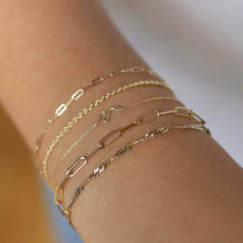 Load image into Gallery viewer, boldly inseparable bracelet- 14k Yellow Gold