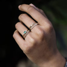 Load image into Gallery viewer, Endless Evergreen Ring - 14k Yellow Gold, Emerald