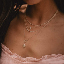 Load image into Gallery viewer, Written In The Stars Charm + Essential Necklace Duo