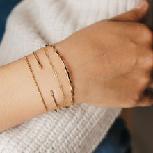 Load image into Gallery viewer, Hold Me Tight Diamond Bracelet - 14k Yellow Gold, White Diamond