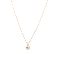 Load image into Gallery viewer, Tie Dye Insight Pendant Necklace - 14k Yellow Gold, Blue Sapphire