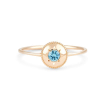 Load image into Gallery viewer, Tie Dye Insight Ring - 14k Yellow Gold, Blue Sapphire