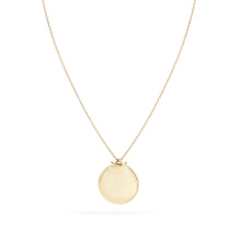 Load image into Gallery viewer, Larger Imprint Forest Necklace - 14k Yellow Gold, Engravable
