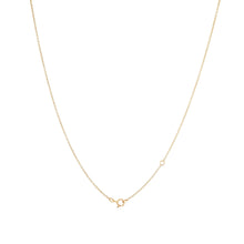 Load image into Gallery viewer, Moonlight Necklace - 14k Yellow Gold, White Diamond