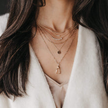 Load image into Gallery viewer, Imprint Forest Necklace - 14k Rose Gold, Engravable