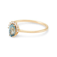 Load image into Gallery viewer, Neptune One Of A Kind - 14k Yellow Gold, Sky Blue Sapphire Ring