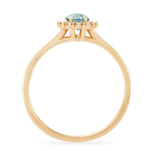 Load image into Gallery viewer, Neptune One Of A Kind - 14k Yellow Gold, Sky Blue Sapphire Ring