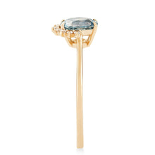 Load image into Gallery viewer, Neptune One Of A Kind - 14k Yellow Gold, Sky Blue Sapphire Ring