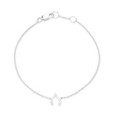 Load image into Gallery viewer, Tiny Wishbone Bracelet - Sterling Silver