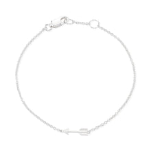 Load image into Gallery viewer, Tiny Arrow Bracelet - Sterling Silver