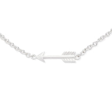 Load image into Gallery viewer, Tiny Arrow Bracelet - Sterling Silver