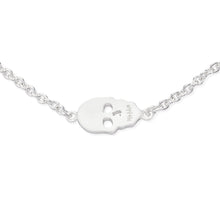 Load image into Gallery viewer, Skull Bracelet - Sterling Silver