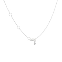 Load image into Gallery viewer, Tiny Loved Plate Necklace - Sterling Silver