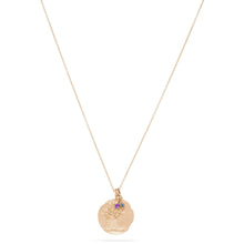 Load image into Gallery viewer, Tree of Life Ancient Coin Medallion Necklace - 14k Yellow Gold