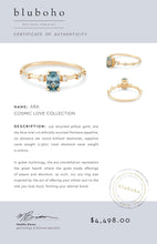 Load image into Gallery viewer, Ara One Of A Kind - 14k Yellow Gold, Sky Blue Sapphire Ring