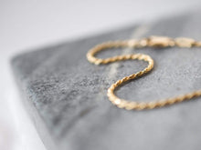 Load image into Gallery viewer, Lasso Bracelet - 14k Yellow Gold