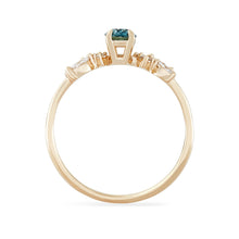 Load image into Gallery viewer, Budding Moon One Of A Kind - 14K Yellow Gold, Light Cerulean Blue Sapphire Ring