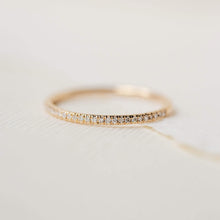 Load image into Gallery viewer, Endalaus I Ring - 14k Yellow Gold, White Diamond