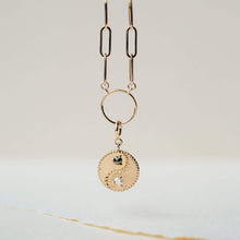 Load image into Gallery viewer, Equinox Charm + Kindred Wanderess Chain Necklace Duo