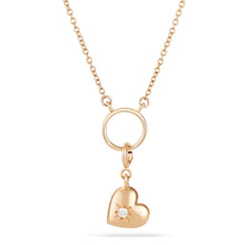 Load image into Gallery viewer, Heart Burst Charm - 14k Yellow Gold