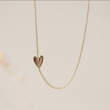 Load image into Gallery viewer, Everyday Little Lovely Heart Necklace - 14k Yellow Gold