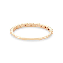 Load image into Gallery viewer, The Moirai Ring - 14k Yellow Gold, White Diamond