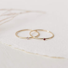 Load image into Gallery viewer, Serendipity Ruby Ring - 14k Rose Gold, Precious Gems