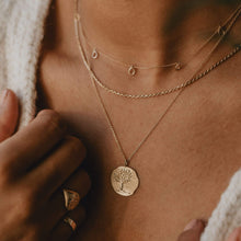 Load image into Gallery viewer, Tree of Life Ancient Coin Medallion Necklace - 14k Yellow Gold