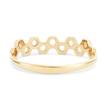 Load image into Gallery viewer, Honeycomb Ring - 14k Rose Gold
