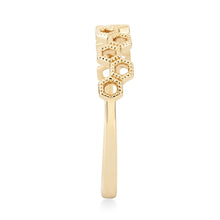 Load image into Gallery viewer, Honeycomb Ring - 14k Rose Gold
