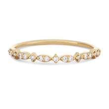 Load image into Gallery viewer, New Lausanne Ring - 14k Yellow Gold, White Diamond

