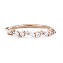 Load image into Gallery viewer, Reverie Band - 14k Rose Gold, White Diamond
