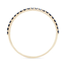 Load image into Gallery viewer, Black Diamond Vibrant Band - 14k Yellow Gold, Precious Gems
