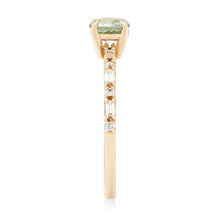 Load image into Gallery viewer, Eclipse One Of A Kind - 14k Yellow Gold, Bi-Colour Sapphire Ring
