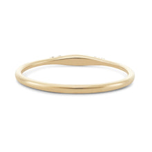 Load image into Gallery viewer, Rose Gold Horizon Ring - 14k Rose Gold, White Diamond
