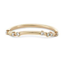 Load image into Gallery viewer, Alate Ring - 14k Yellow Gold, White Diamond
