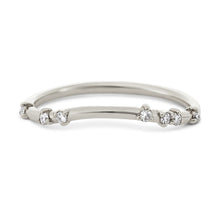 Load image into Gallery viewer, Rose Gold Alate Ring - 14k Rose Gold, White Diamond
