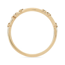 Load image into Gallery viewer, Alate Ring - 14k Yellow Gold, White Diamond
