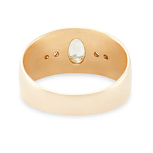 Load image into Gallery viewer, Super Moon One Of A Kind - 14k Yellow Gold, Sea Foam Green Sapphire
