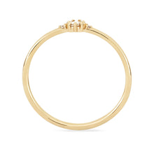 Load image into Gallery viewer, Nova Ring - 14k Rose Gold, White Diamond
