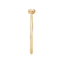 Load image into Gallery viewer, Nova Ring - 14k Rose Gold, White Diamond
