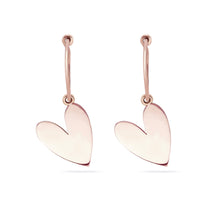 Load image into Gallery viewer, Everyday Larger Lovely Sway Hoop - 14k Rose Gold
