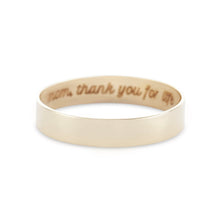 Load image into Gallery viewer, Legacy Ring - 14k Yellow Gold, Engravable
