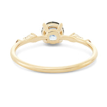 Load image into Gallery viewer, Endless Dahlia - 14k Rose Gold, Montana Blue Sapphire
