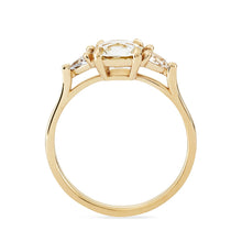Load image into Gallery viewer, Freyja Ring - 14k Gold, White Sapphire
