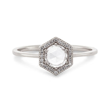 Load image into Gallery viewer, 14k Rose Gold Rose Cut Diamond Capella Ring

