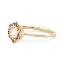 Load image into Gallery viewer, 14k Rose Gold Rose Cut Diamond Capella Ring
