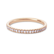 Load image into Gallery viewer, Rose Gold Endalaus II Ring - 14k Rose Gold, White Diamond
