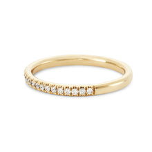 Load image into Gallery viewer, Endalaus II Ring - 14k Yellow Gold, White Diamond
